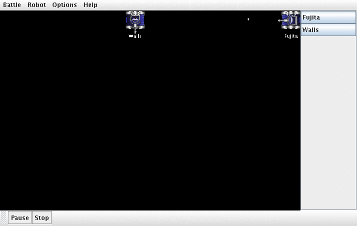 Screenshot of Robocode